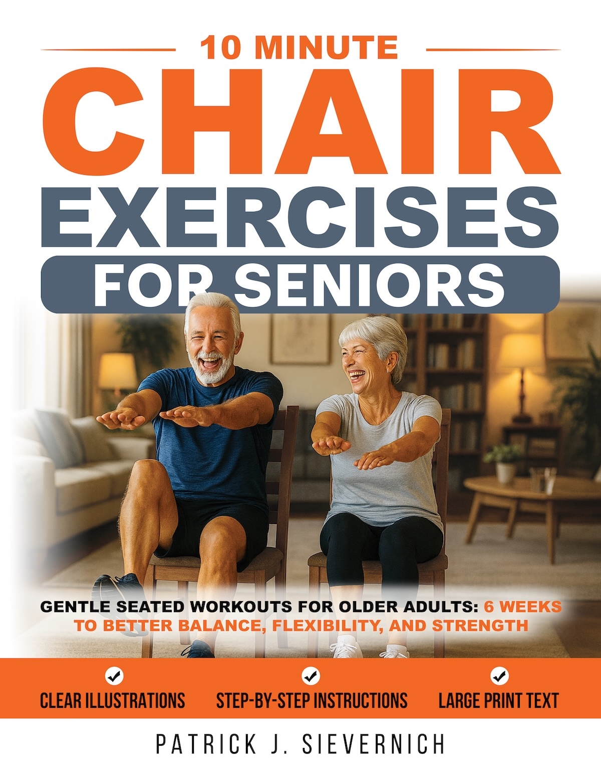 10 Minute Chair Exercises for Seniors book cover
