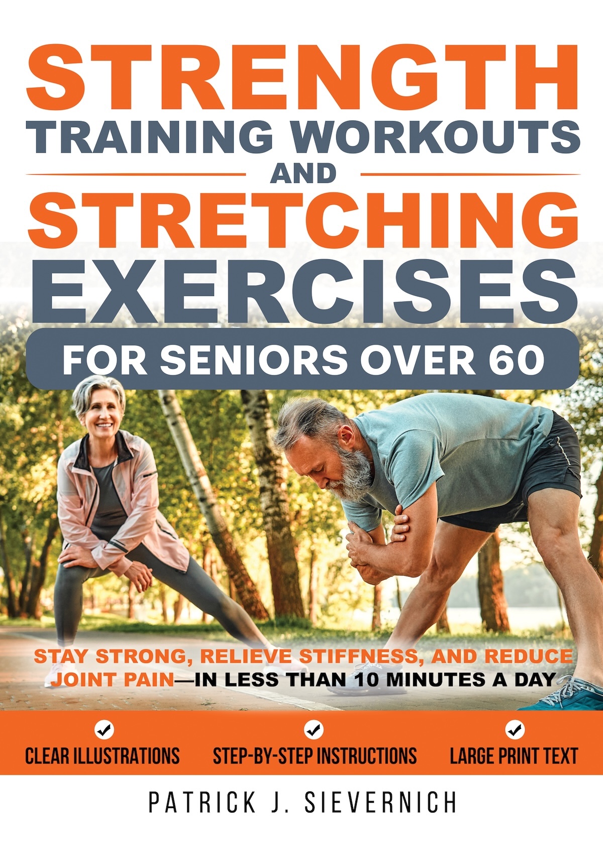 Strength Training Workouts and Stretching Exercises for Seniors Over 60 book cover